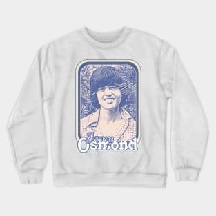 Donny Osmond // Retro 1970s Aesthetic Fan Design Crewneck Sweatshirt